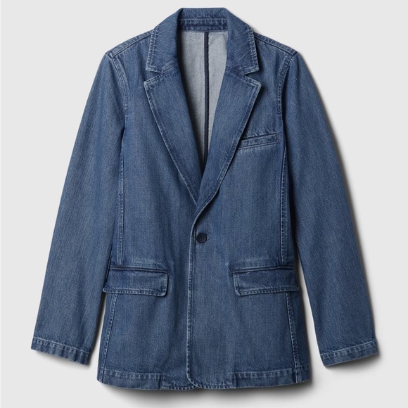 Gap Denim Blazer - Picture 1 of 8